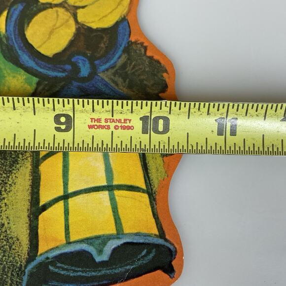 Vtg Halloween 4 Die Cuts Kirk Pumpkin Man, Skeleton, Witch, Cat On Grave 1980s - Picture 7 of 15